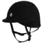 Charles Owen YR8 Suede Riding Hat Round Fit Black/Black